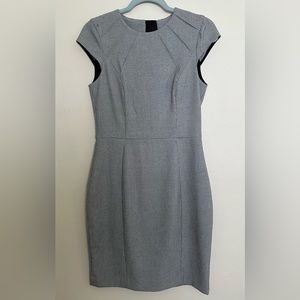 Gray midi dress
